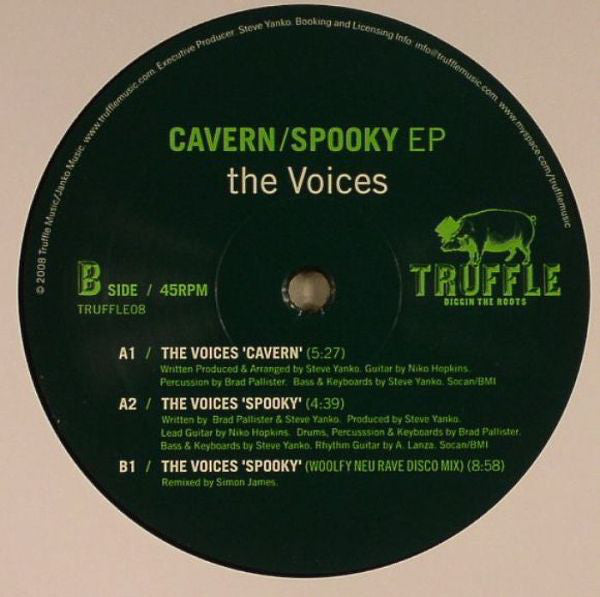 The Voices : Cavern / Spooky EP (12", EP)