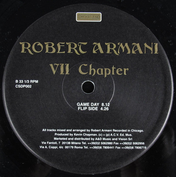 Robert Armani : VII Chapter (2x12", Album)