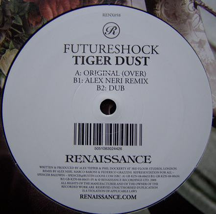 Futureshock : Tiger Dust (12")