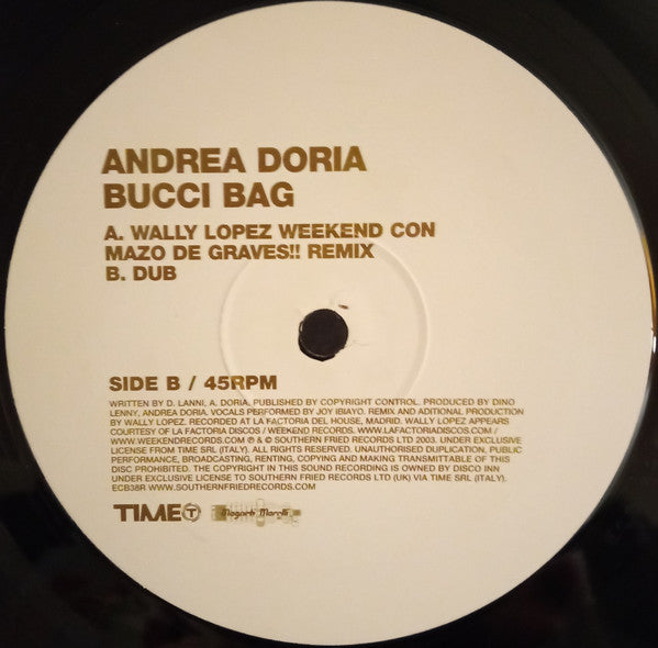 Andrea Doria : Bucci Bag (12")