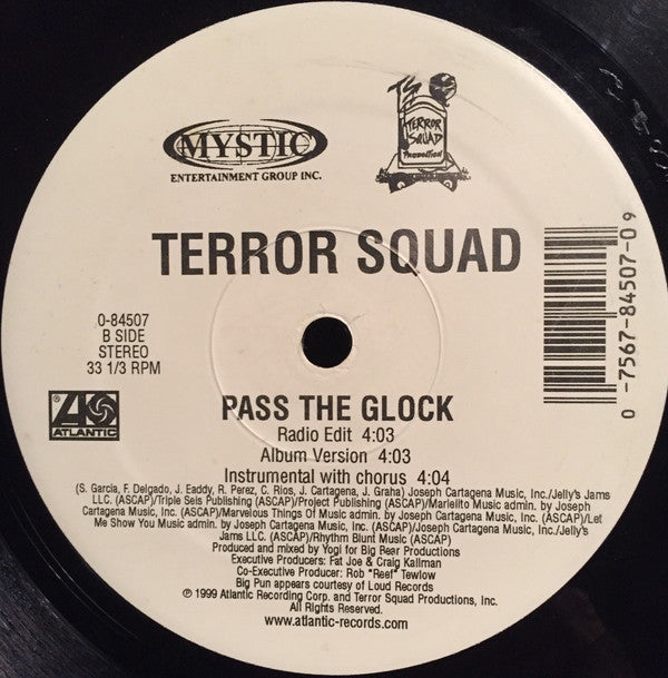 Terror Squad : Whatcha Gon Do / Pass The Glock (12")