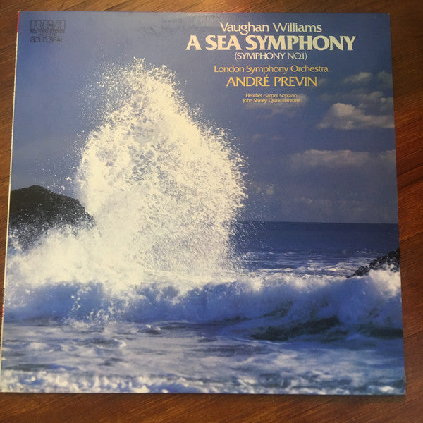 Ralph Vaughan Williams, André Previn, The London Symphony Orchestra : A Sea Symphony (Symphony No.1) (LP)