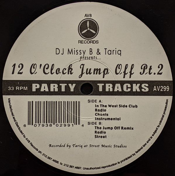 DJ Missy B & Tariq : 12 O' Clock Jump Off Pt.2 (12")