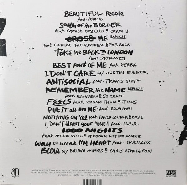 Ed Sheeran : No.6 Collaborations Project (2x12", Album, 180)