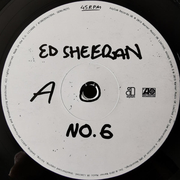 Ed Sheeran : No.6 Collaborations Project (2x12", Album, 180)