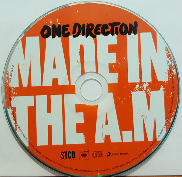 One Direction : Made In The A.M. (CD, Album, Dlx, Har)