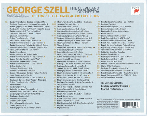 George Szell, The Cleveland Orchestra / New York Philharmonic / Columbia Symphony Orchestra : The Complete Columbia Album Collection (106xCD, Comp, Mono + Box)