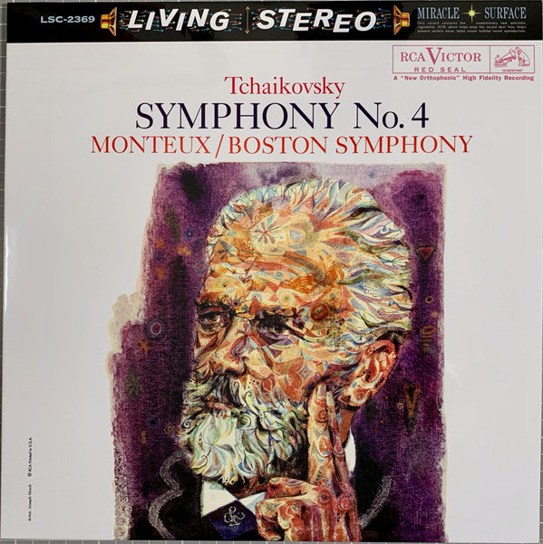 Pyotr Ilyich Tchaikovsky, Pierre Monteux / Boston Symphony Orchestra : Symphony No. 4 (LP, Ltd, Num, RE, RM, 200)