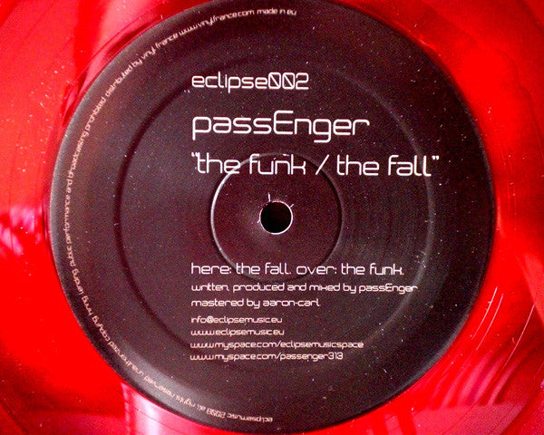 passEnger (8) : The Funk / The Fall (12", Red)