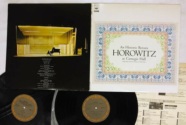 Vladimir Horowitz : An Historic Return Horowitz At Carnegie Hall (A Recording Of His First Concert In Twelve Years) (2xLP, RE)