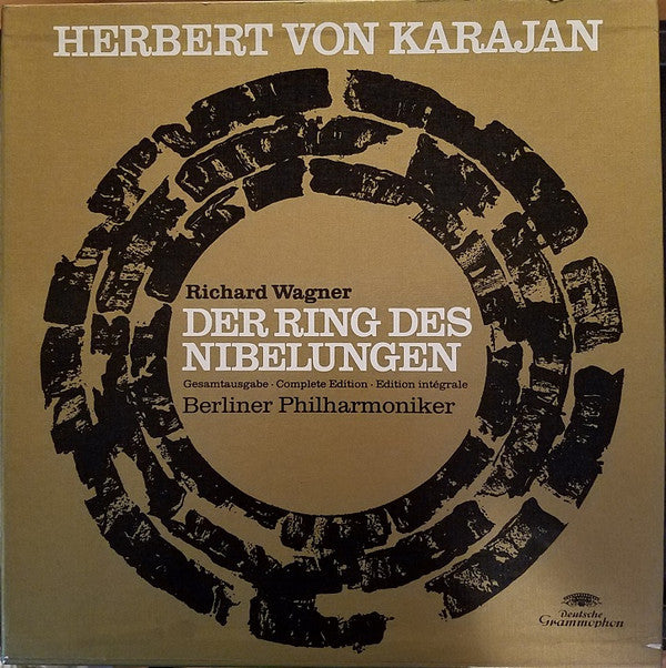 Richard Wagner - Herbert von Karajan, Berliner Philharmoniker : Der Ring Des Nibelungen (Gesamtausgabe) (19xLP + Box)