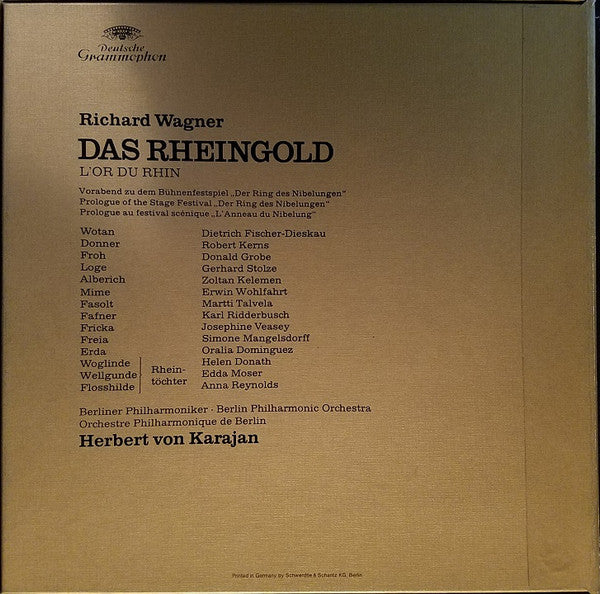 Richard Wagner - Herbert von Karajan, Berliner Philharmoniker : Der Ring Des Nibelungen (Gesamtausgabe) (19xLP + Box)