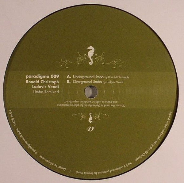 Ronald Christoph / Ludovic Vendi : Limbo Remixed (12")