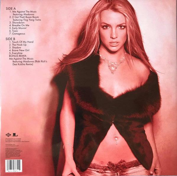 Britney Spears : In The Zone (LP, Album, Ltd, RE, Blu)