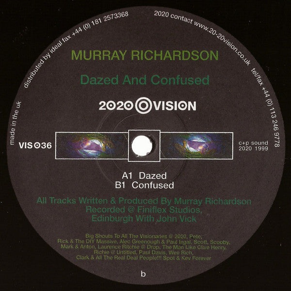 Murray Richardson : Dazed And Confused (12")