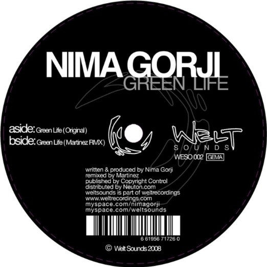 Nima Gorji : Green Life (12")