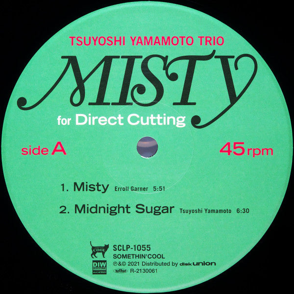 Tsuyoshi Yamamoto Trio : Misty For Direct Cutting (LP, Album)