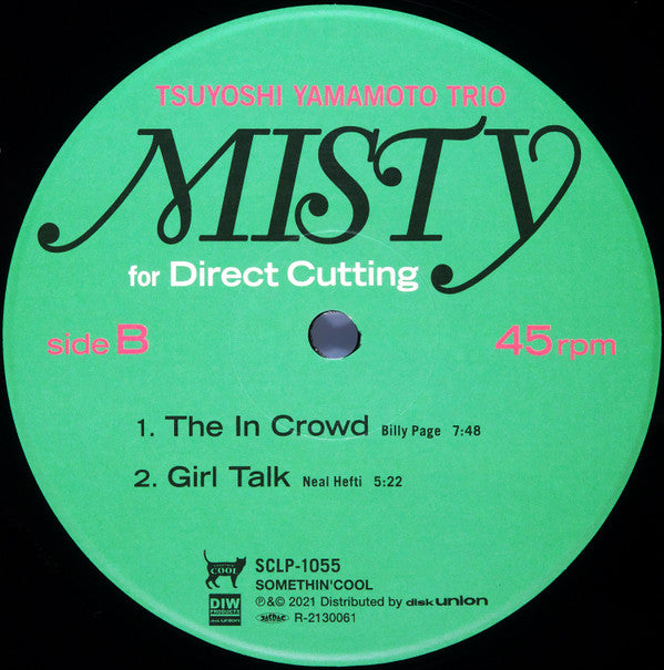 Tsuyoshi Yamamoto Trio : Misty For Direct Cutting (LP, Album)