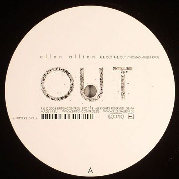 Ellen Allien : Out (12")