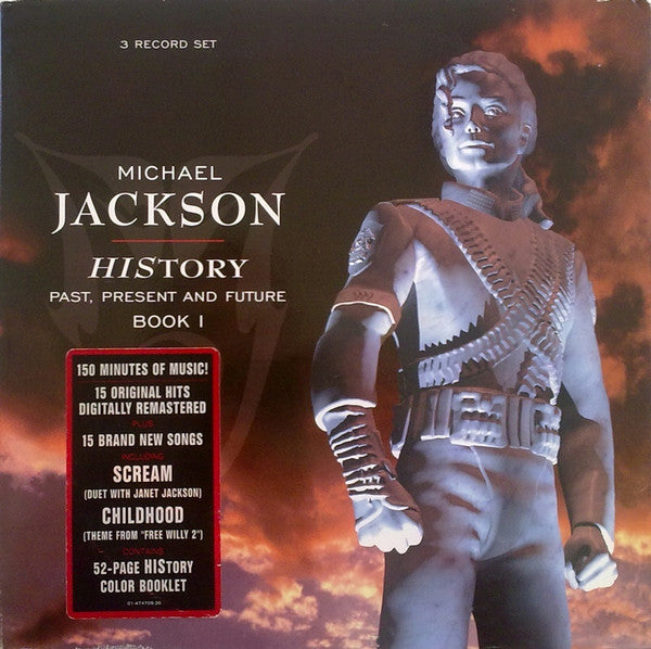 Michael Jackson : HIStory - Past, Present And Future - Book I (3xLP, Album, Comp, RM, Gat)