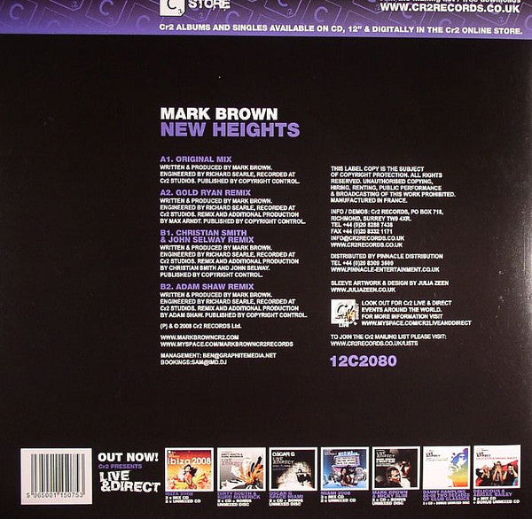 Mark Brown : New Heights (12")