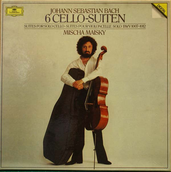 Johann Sebastian Bach, Mischa Maisky : 6 Cello-Suiten = Suites For Solo Cello = Suites Pour Violoncelle Solo BWV 1007–1012 (3xLP, Album + Box)