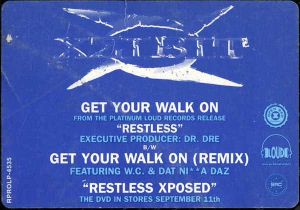 Xzibit : Get Your Walk On (12", Maxi, Promo)