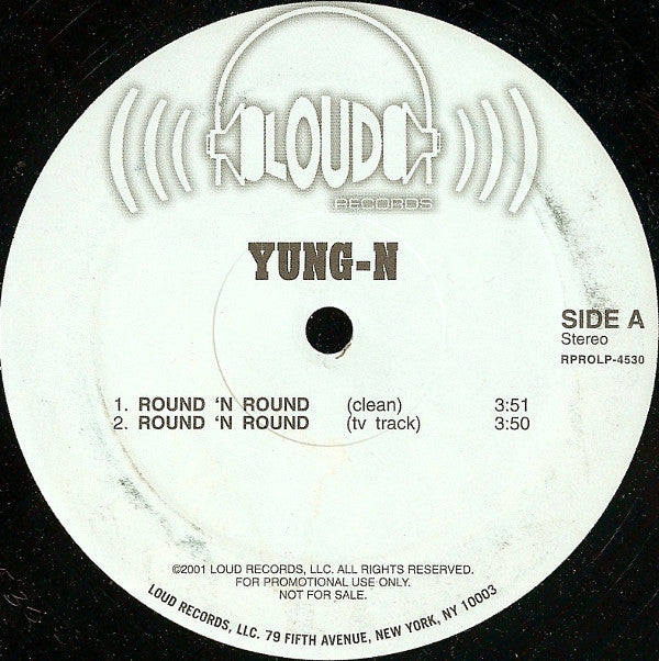 Yung-N : Round 'N Round (12", Promo)