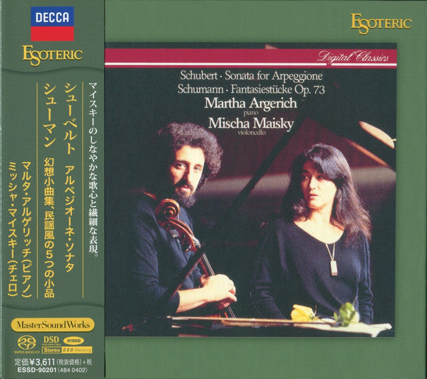 Schubert* / Schumann* / Martha Argerich, Mischa Maisky : Sonata For Arpeggione / Fantasiestücke Op. 73 (SACD, Hybrid, Album, Ltd, RE, RM)