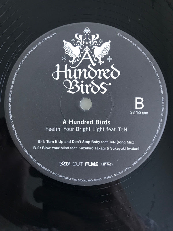 A Hundred Birds Feat. TeN (2) : Feelin' Your Bright Light (12")