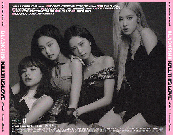 BLACKPINK : Kill This Love -JP Ver.-  (CD, MiniAlbum, Ltd, Pin)