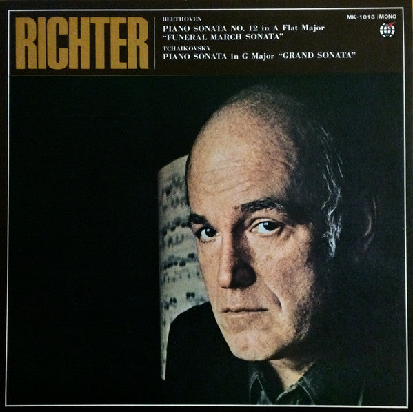 Sviatoslav Richter, Ludwig van Beethoven, Pyotr Ilyich Tchaikovsky : Piano Sonata No. 12 In A Flat Major "Funeral March Sonata", Piano Sonata In G Major "Grand Sonata" (LP, Mono)