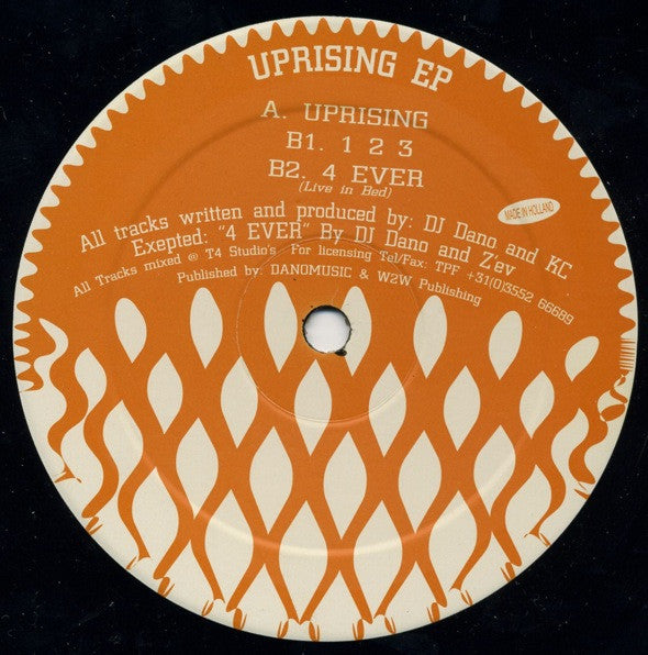 DJ Dano & KC : Uprising EP (12", EP)