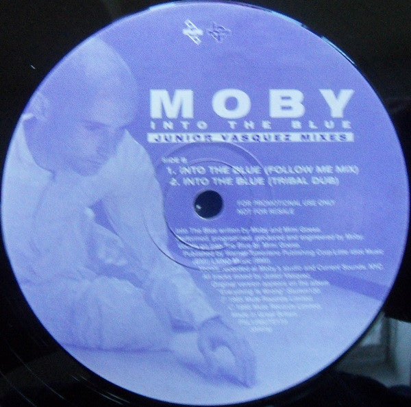 Moby : Into The Blue (Junior Vasquez Remixes) (12", Promo)