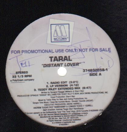 Taral : Distant Lover (12", Promo)