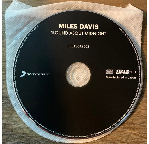 Miles Davis : 'Round About Midnight (CD, Album, Mono, Ltd, Num, RE, RM, K2 )