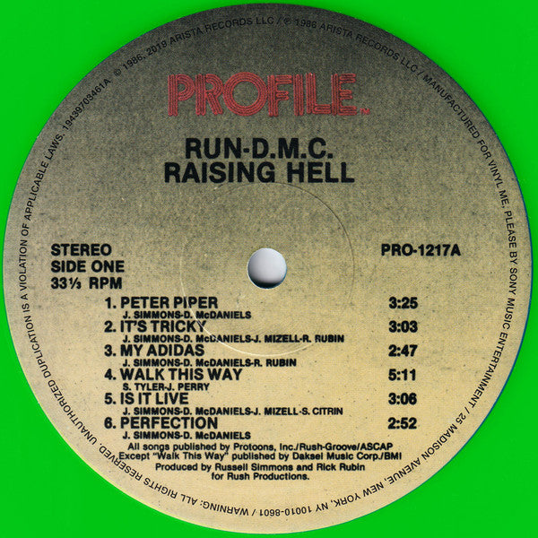 Run-DMC : Raising Hell (LP, Album, Club, RE, Gre)