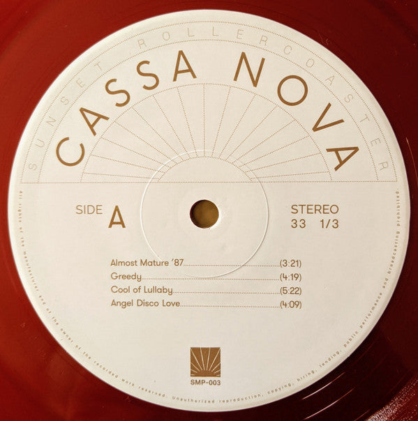 落日飛車 : Cassa Nova 半熟王子  (LP, Album, Num, RE, Red)