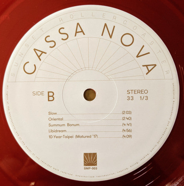 落日飛車 : Cassa Nova 半熟王子  (LP, Album, Num, RE, Red)