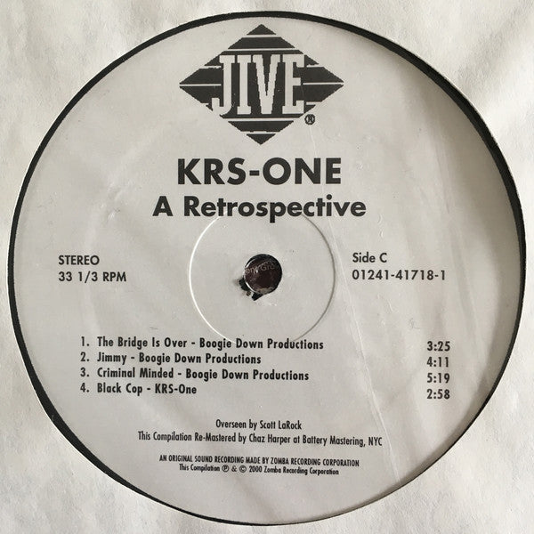 KRS-One : A Retrospective (2xLP, Comp)