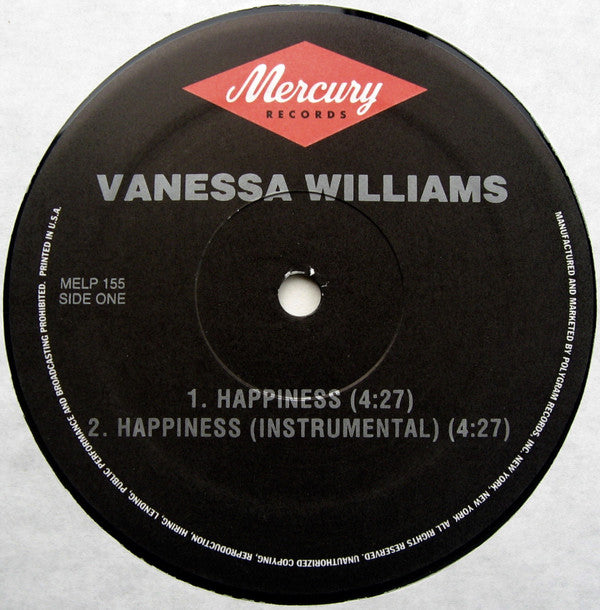 Vanessa Williams : Happiness (12")