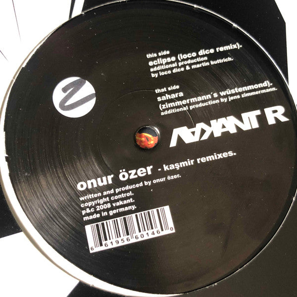 Onur Özer : Kaşmir Remixes (12")