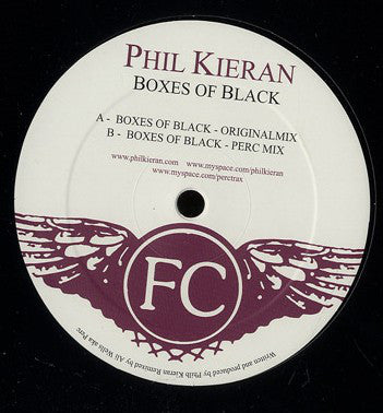 Phil Kieran : Boxes Of Black (12")