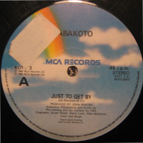 Babakoto : Just To Get By (12")