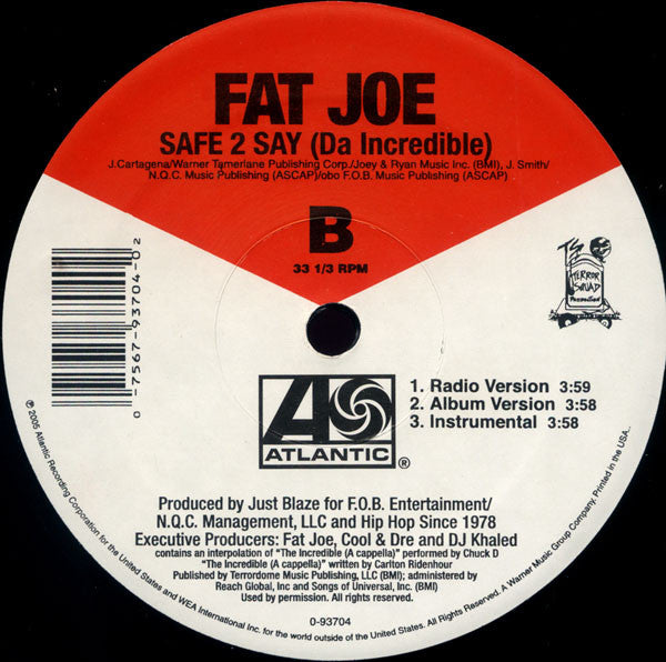 Fat Joe : So Much More (12", Single)