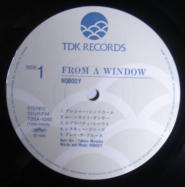 Nobody (14) : From A Window (LP, Album)