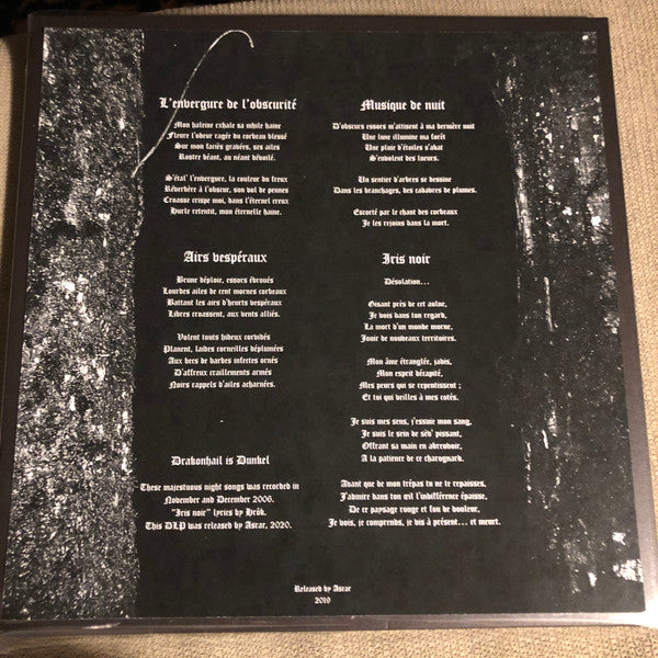 Drakonhail : Musiques De Nuit (LP + LP, S/Sided + Ltd, RE)