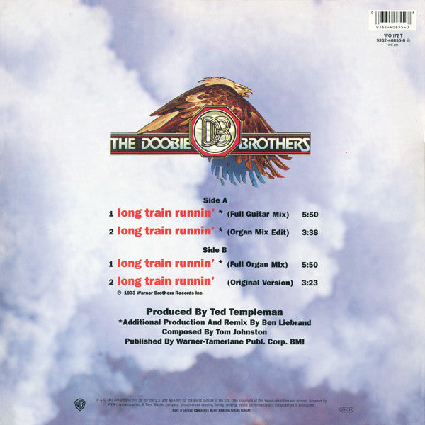 The Doobie Brothers : Long Train Runnin' - Locomotive Remixes '93 (12")