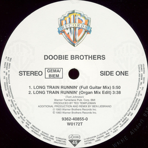 The Doobie Brothers : Long Train Runnin' - Locomotive Remixes '93 (12")