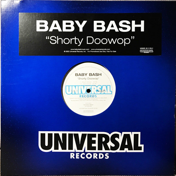 Baby Bash : Shorty Doowop (12", Promo)